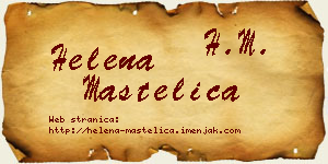 Helena Mastelica vizit kartica